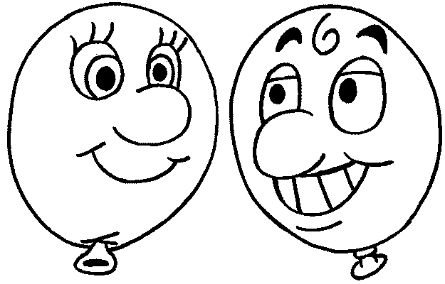 Coloriage d'un ballon flottant dans le ciel