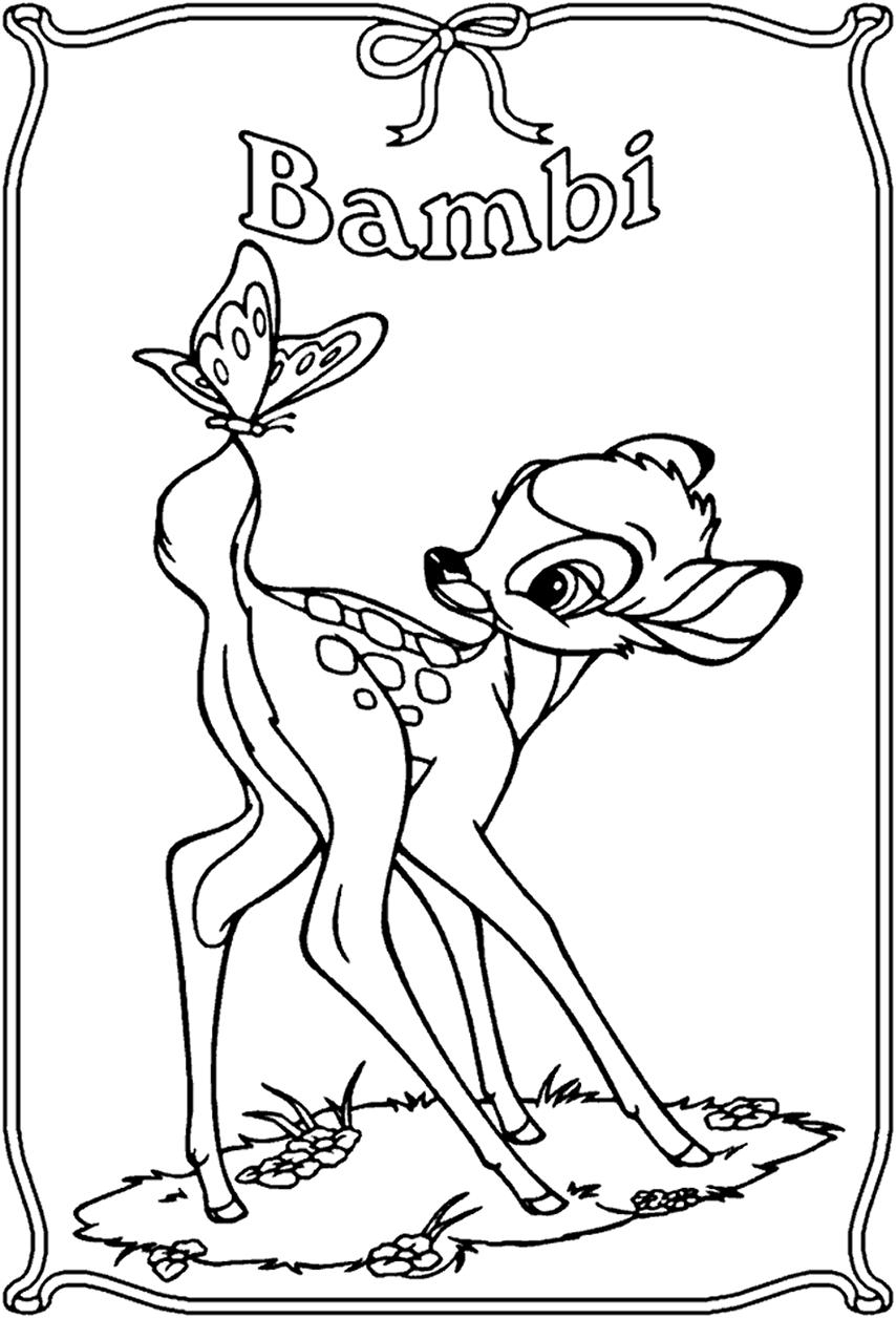 Bambi et ses amis au bord de la clairière