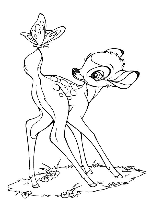 Bambi et ses amis dans la forêt