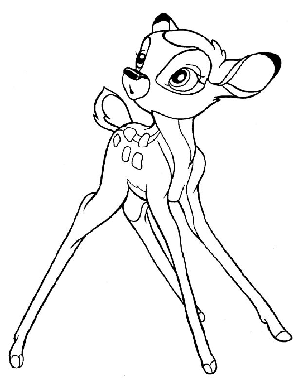 Bambi et ses amis dans la forêt