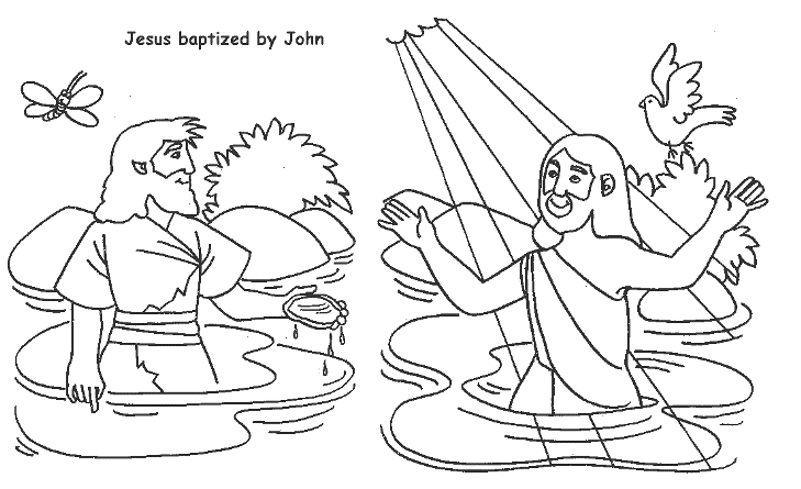 Un baptême illustré avec des enfants et des symboles religieux