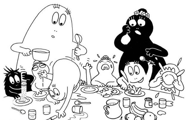 Barbapapa et ses amis en pleine aventure colorée