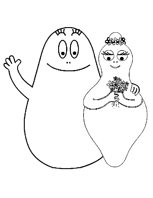 Barbapapa et ses amis s'amusent dans un monde coloré