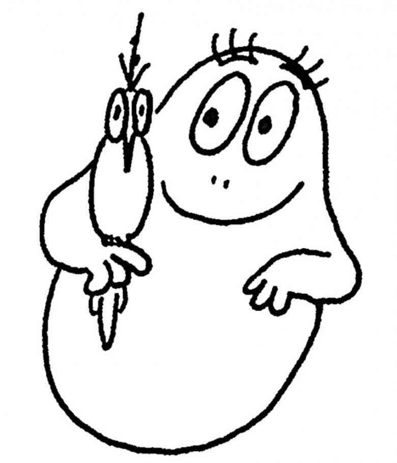 Barbapapa et ses amis s'amusent dans un paysage jovial