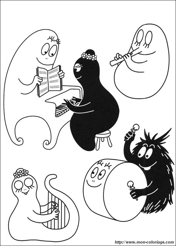 Barbapapa et ses amis dans un moment de complicité