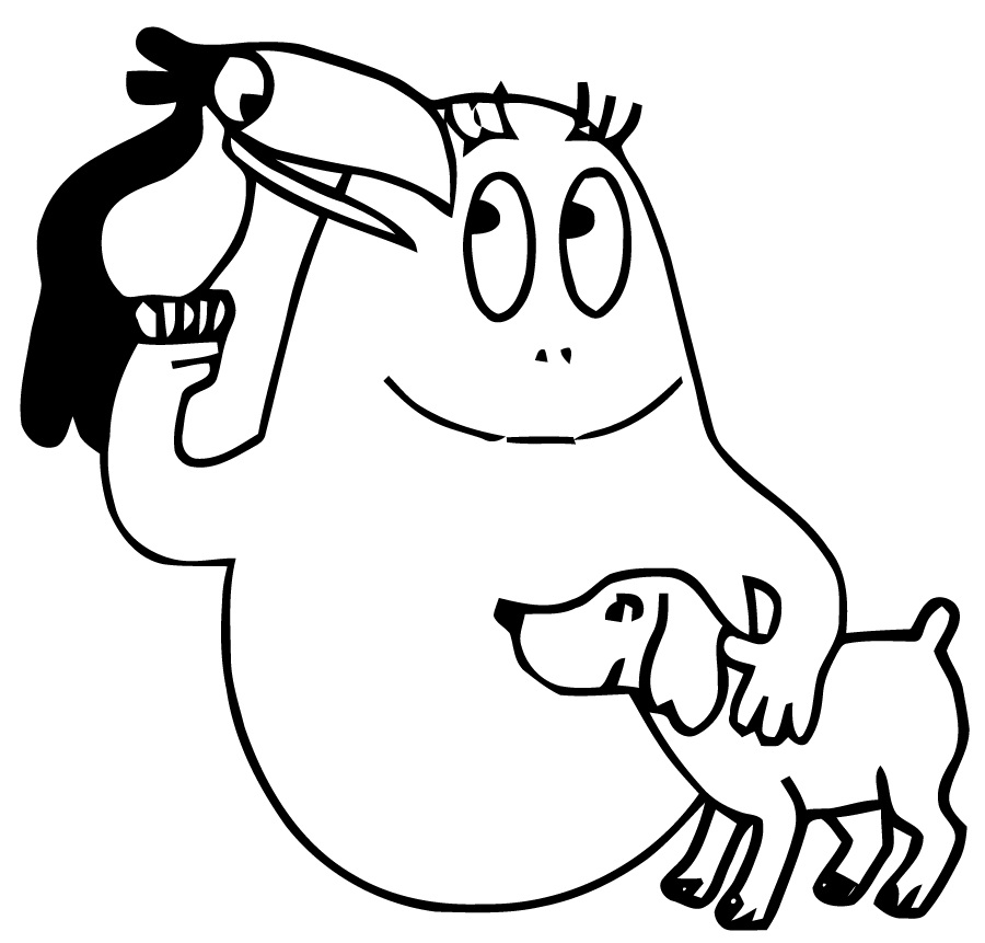 Barbapapa et ses amis dans un moment de partage joyeux