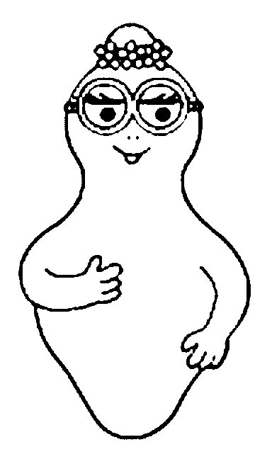Barbapapa et ses amis en plein jeu dans un paysage joyeux