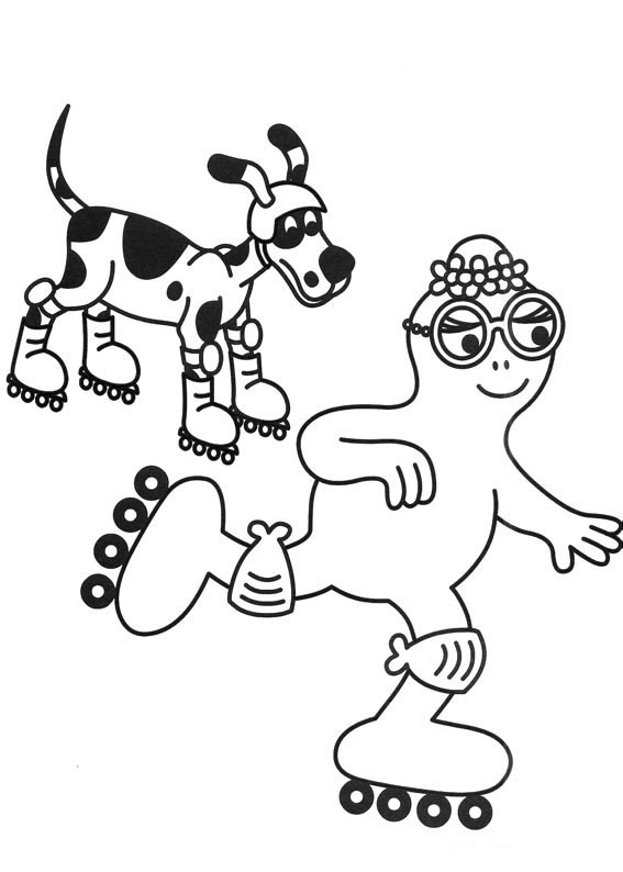 Barbapapa et ses amis dans un jardin joyeux