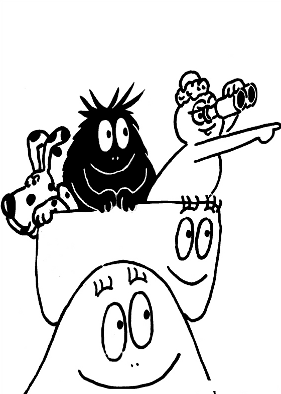 Barbapapa et ses amis en pleine aventure joyeuse