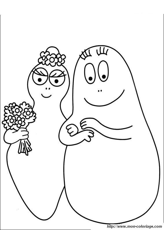 Barbapapa et ses amis dans un moment de convivialité en plein air