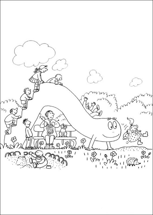 Barbapapa et ses amis en pleine aventure colorée