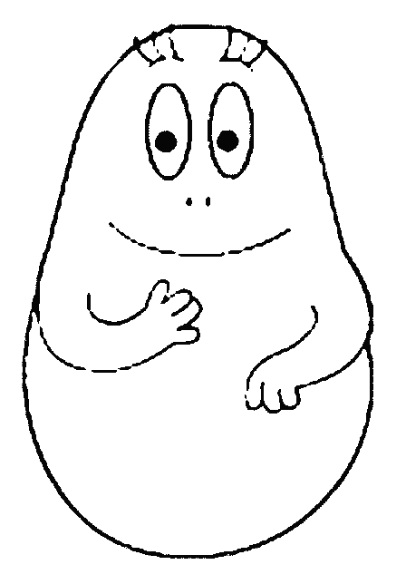 Barbapapa et ses amis jouant dans un jardin coloré