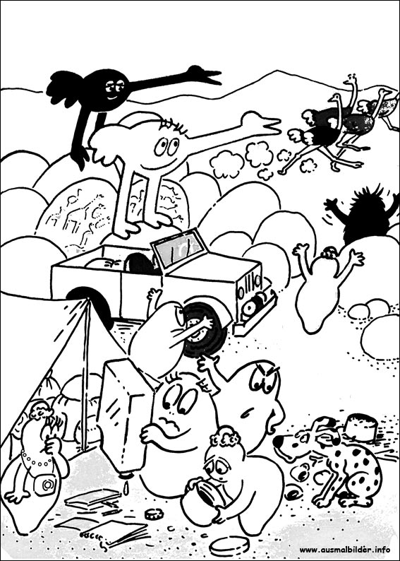 Barbapapa et ses amis en pleine aventure au jardin