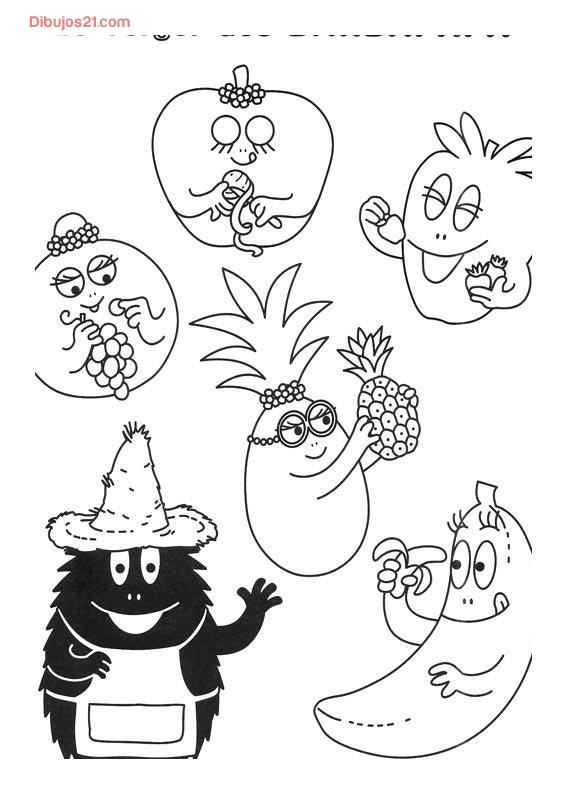 Barbapapa et ses amis s'amusent dans un décor coloré
