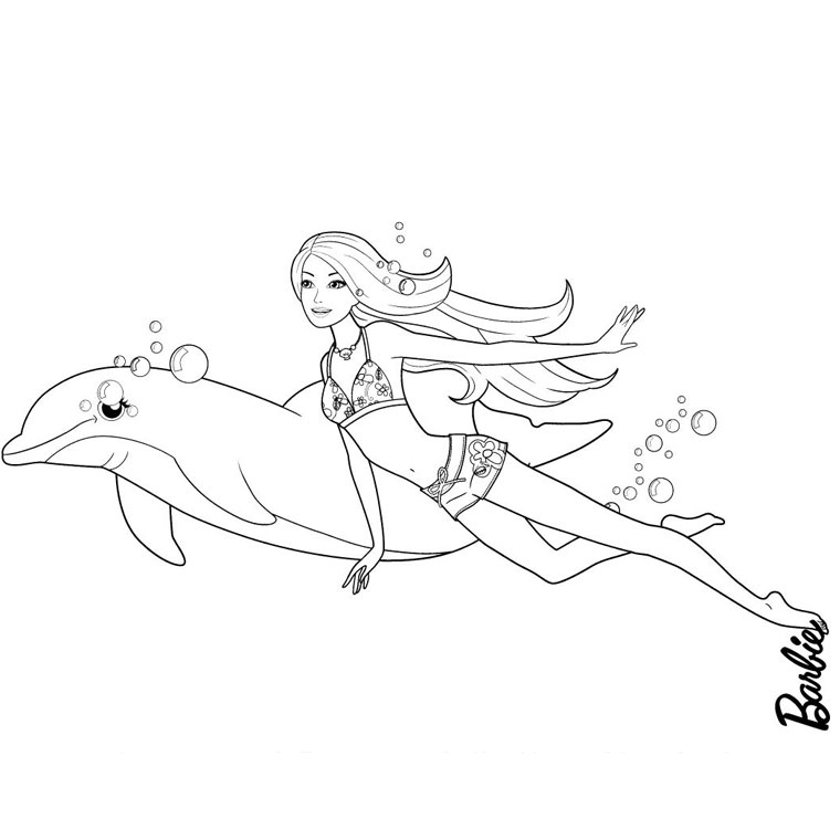 Coloriage Barbie #13017 à imprimer Coloriage Barbie #13017 à imprimer