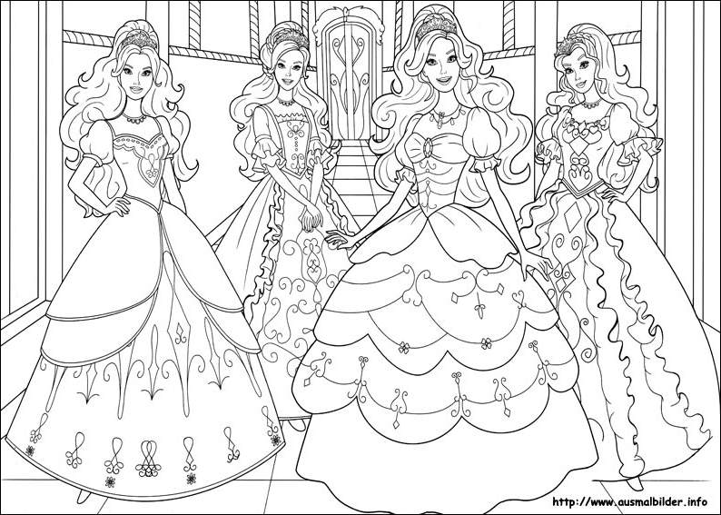 Barbie en train de danser dans un jardin fleuri
