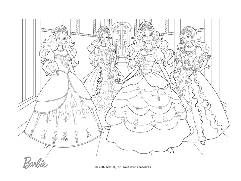 Barbie en tenue de danse sur fond de nature