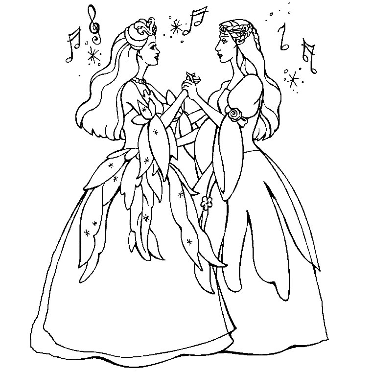 Barbie en train de danser dans une élégante robe