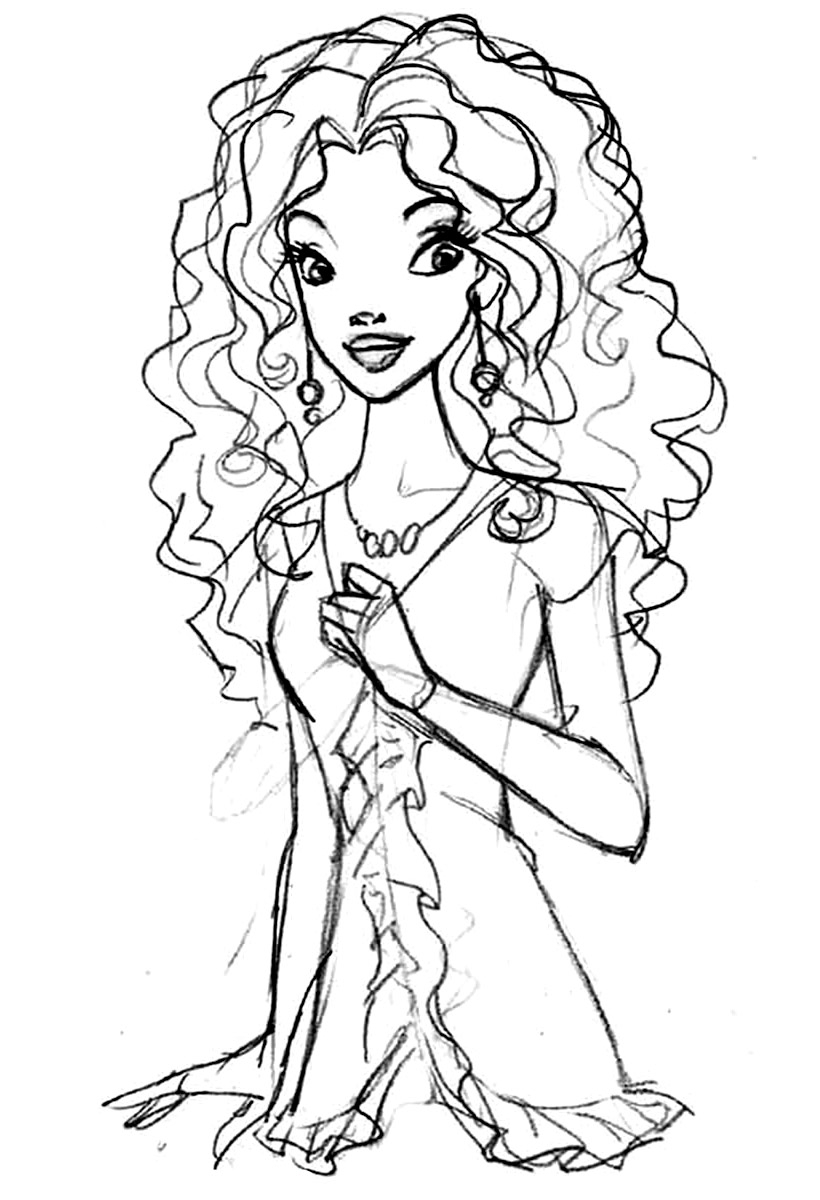 Barbie en pleine séance de coloriage dans un cadre floral