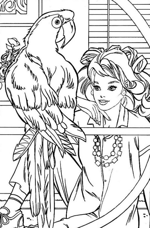 Coloriage Barbie #13311 à imprimer Coloriage Barbie #13311 à imprimer