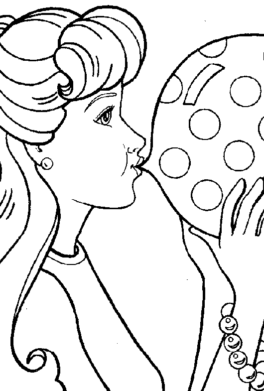 Barbie en tenue de danse, entourée d'étoiles et de flocons de neige