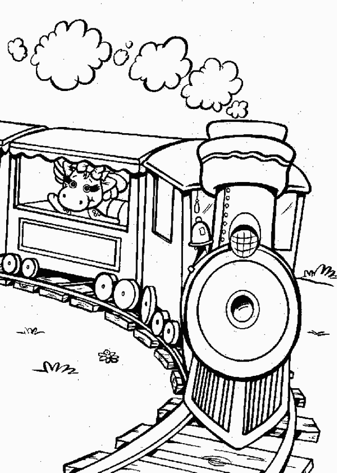 Barney et ses amis s'amusent ensemble dans un décor joyeux