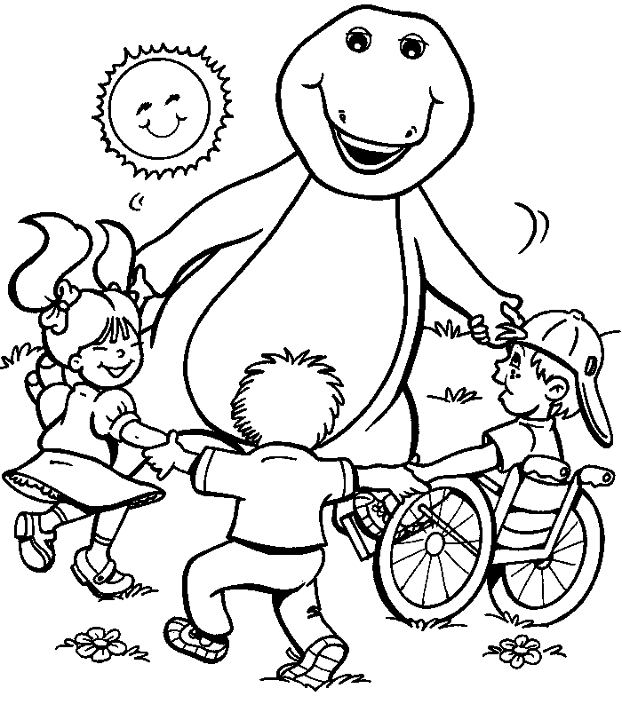 Barney et ses amis en pleine aventure colorée