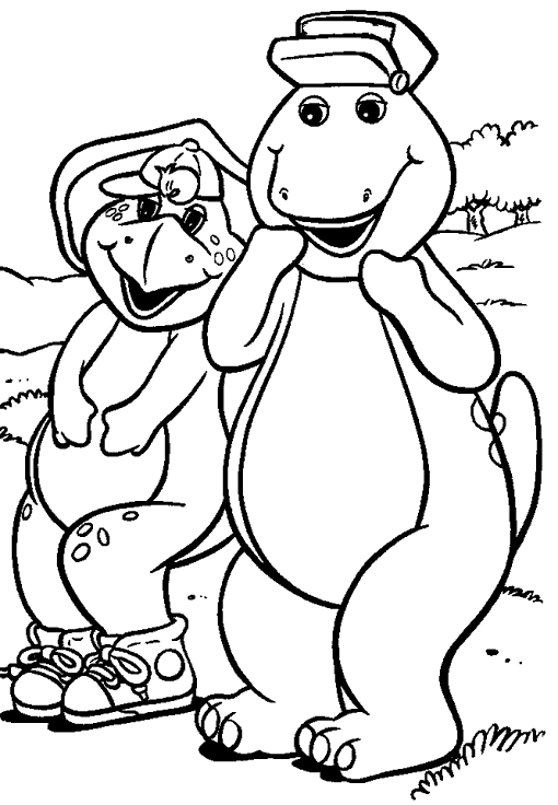 Barney et ses amis s'amusent dans un décor ludique