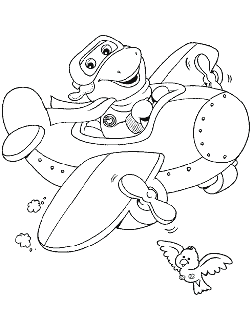 Barney et ses amis en pleine activité joyeuse
