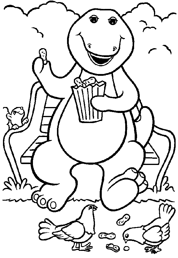 Barney et ses amis s'amusent ensemble dans une scène joyeuse