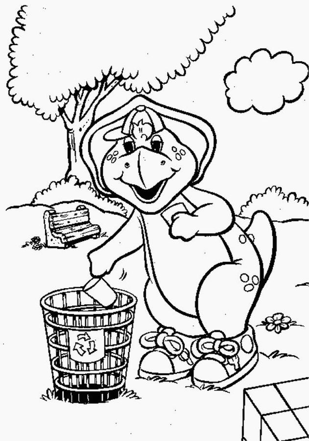 Barney et ses amis s'amusent ensemble dans un cadre joyeux