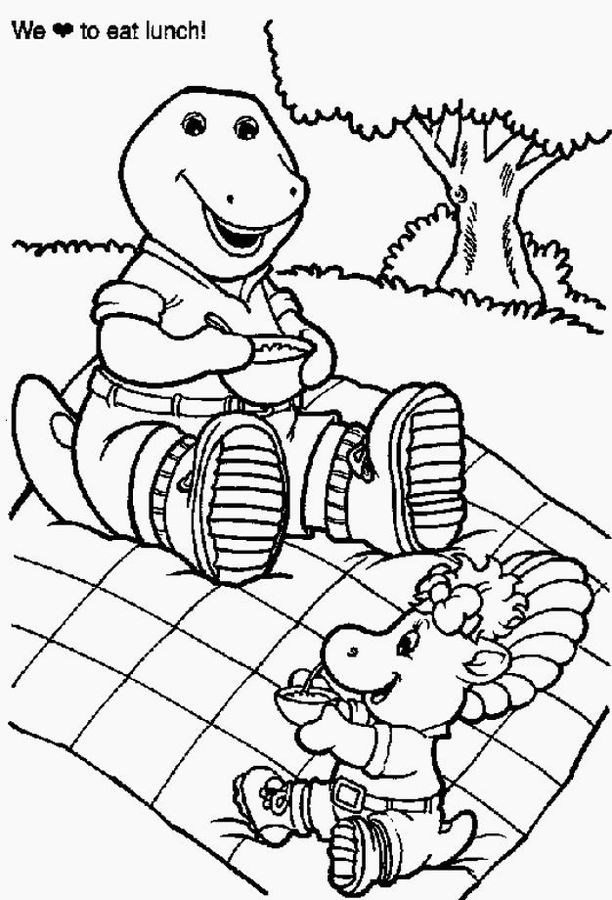 Barney et ses amis s'amusent ensemble dans un univers coloré