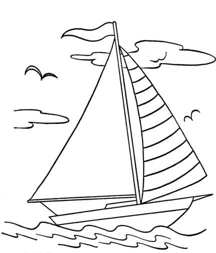 Coloriage Bateau / Navire #45844 à imprimer Coloriage Bateau / Navire #45844 à imprimer