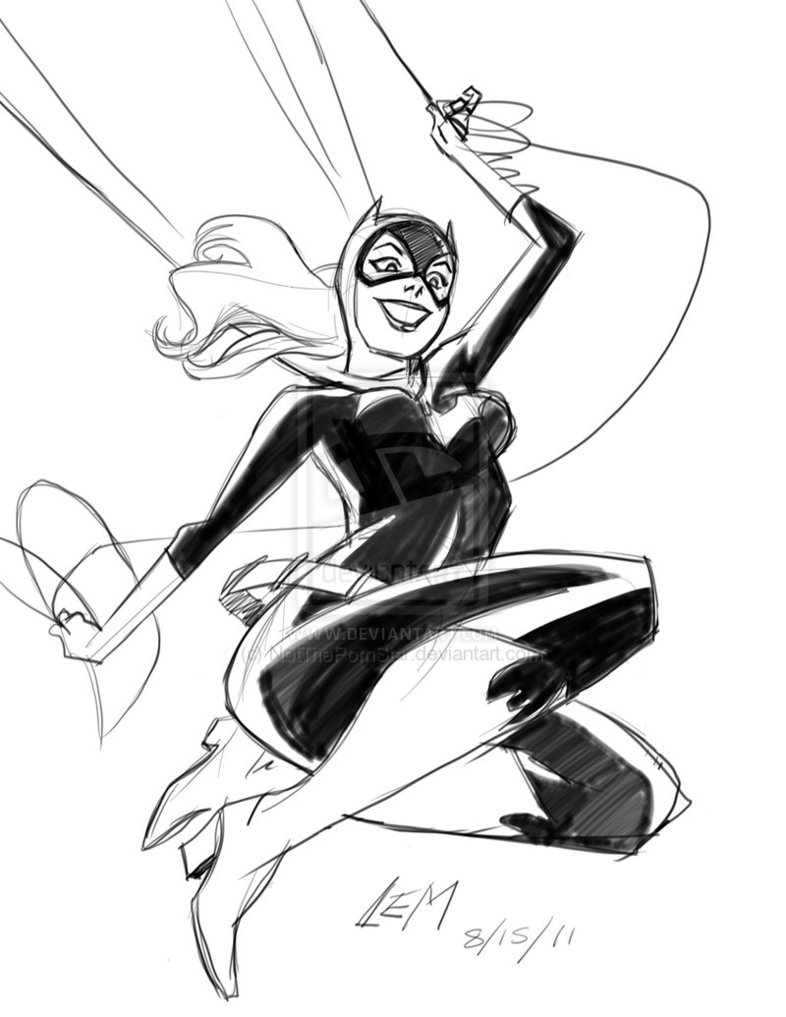 Coloriage Batgirl #42519 à imprimer Coloriage Batgirl #42519 à imprimer