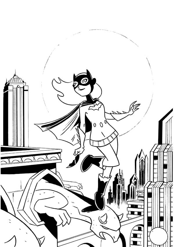 Coloriage Batgirl #42530 à imprimer Coloriage Batgirl #42530 à imprimer