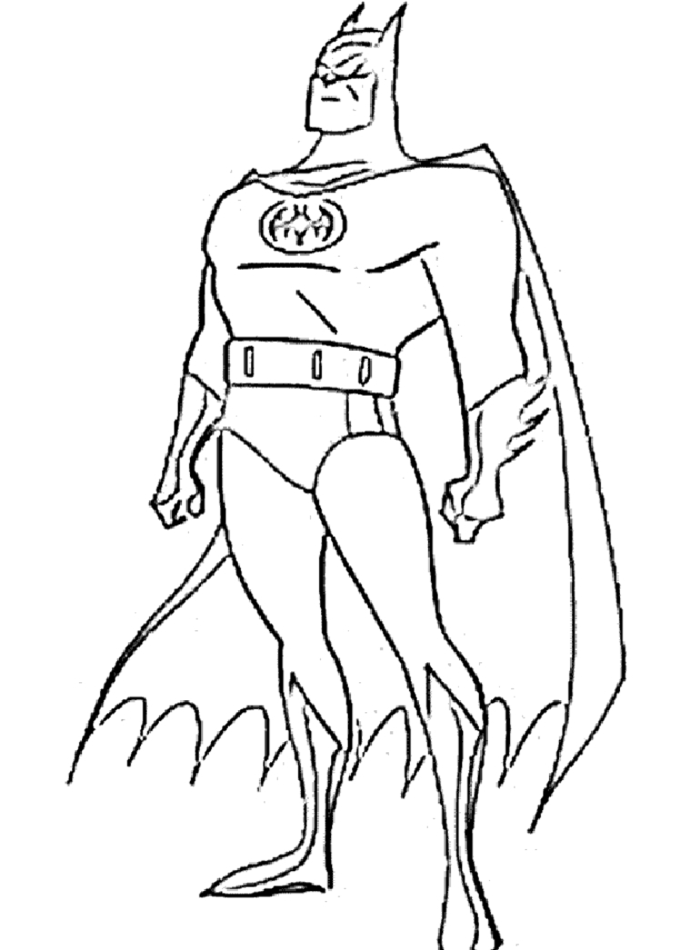 Batman en pleine action dans Gotham City