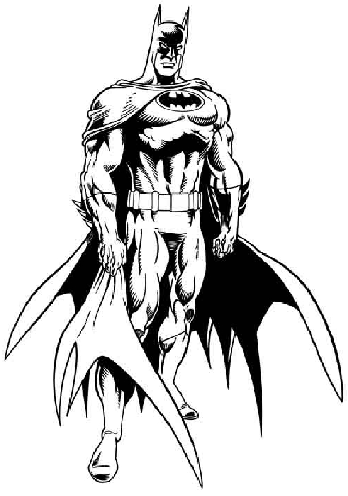 Batman en pleine action dans Gotham City