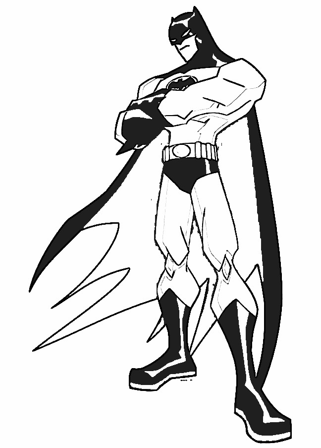 Batman en pleine action au milieu de Gotham City