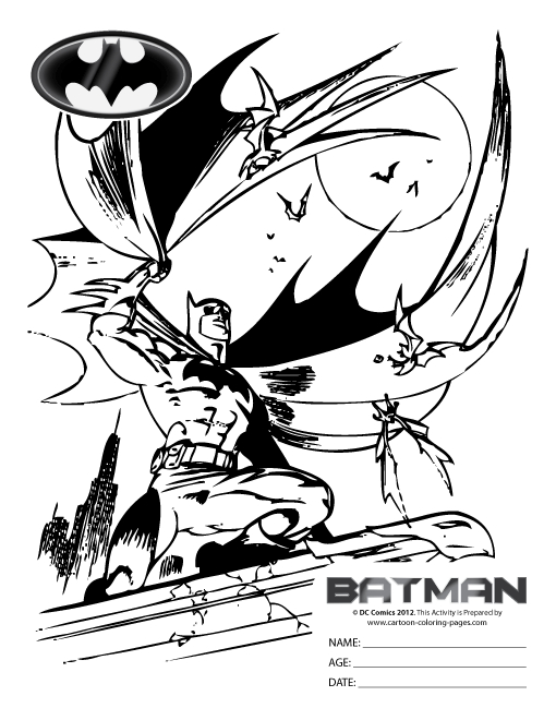 Batman en pleine action face à ses ennemis dans Gotham City