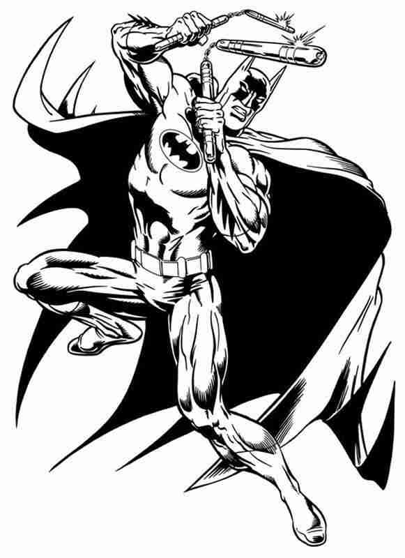 Batman en action contre le mal au cœur de Gotham City