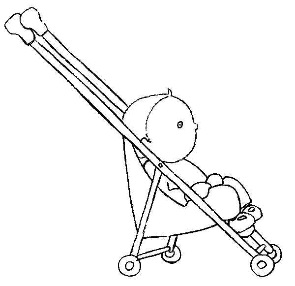 Un bébé joyeux entouré de jouets colorés