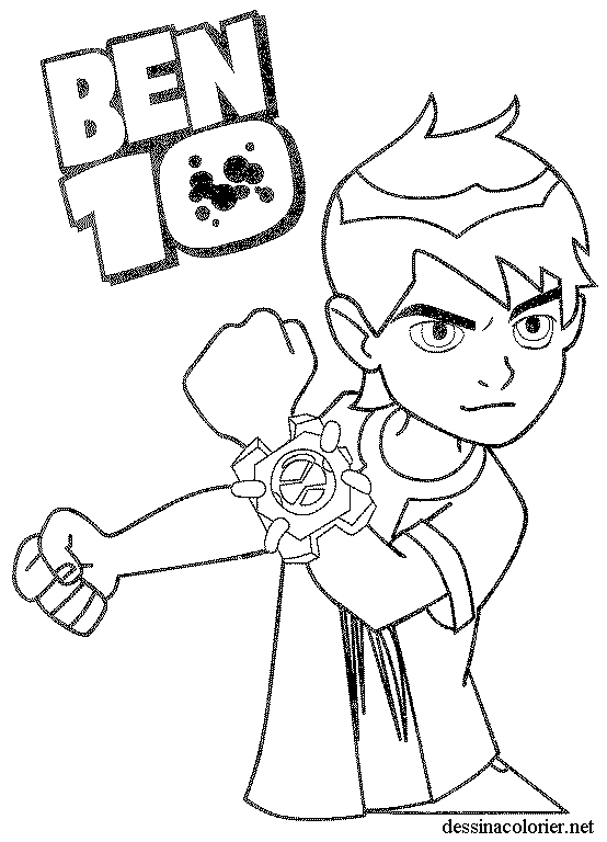 Ben 10 en pleine aventure avec son Omnitrix