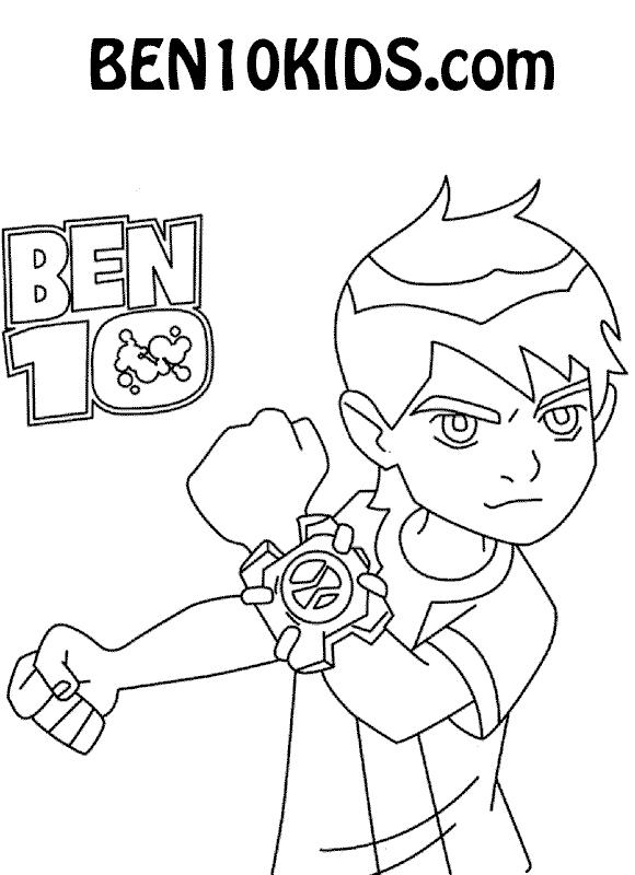 Ben 10 en pleine action face à un ennemi menaçant