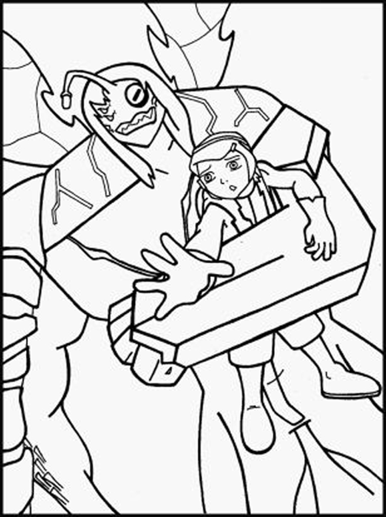 Ben 10 en pleine action avec son Omnitrix