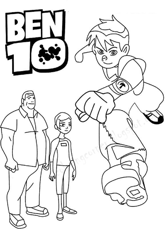 Ben 10 en pleine action contre un ennemi menaçant
