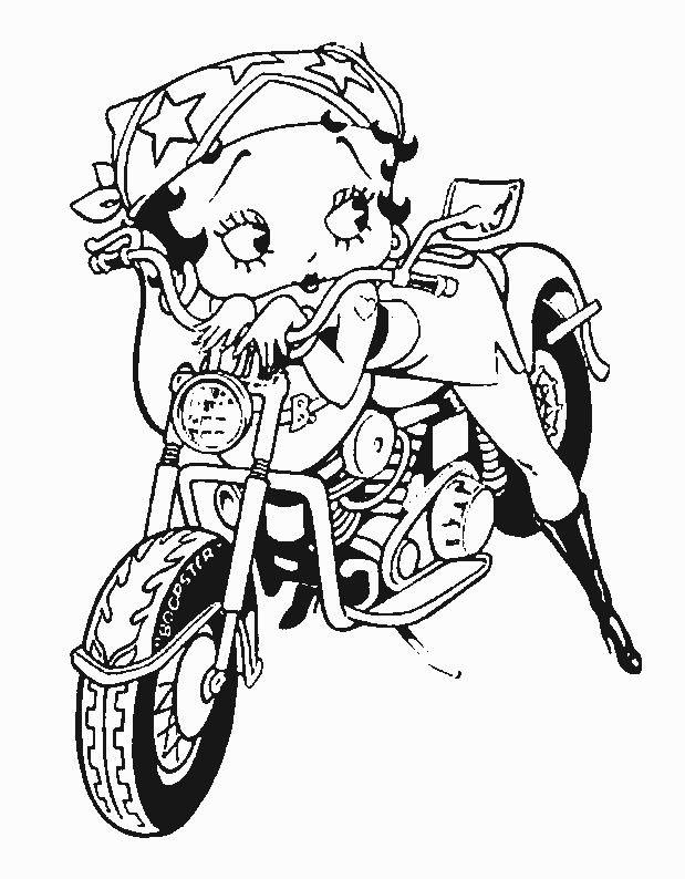 Betty Boop en pleine danse joyeuse sur fond stylisé