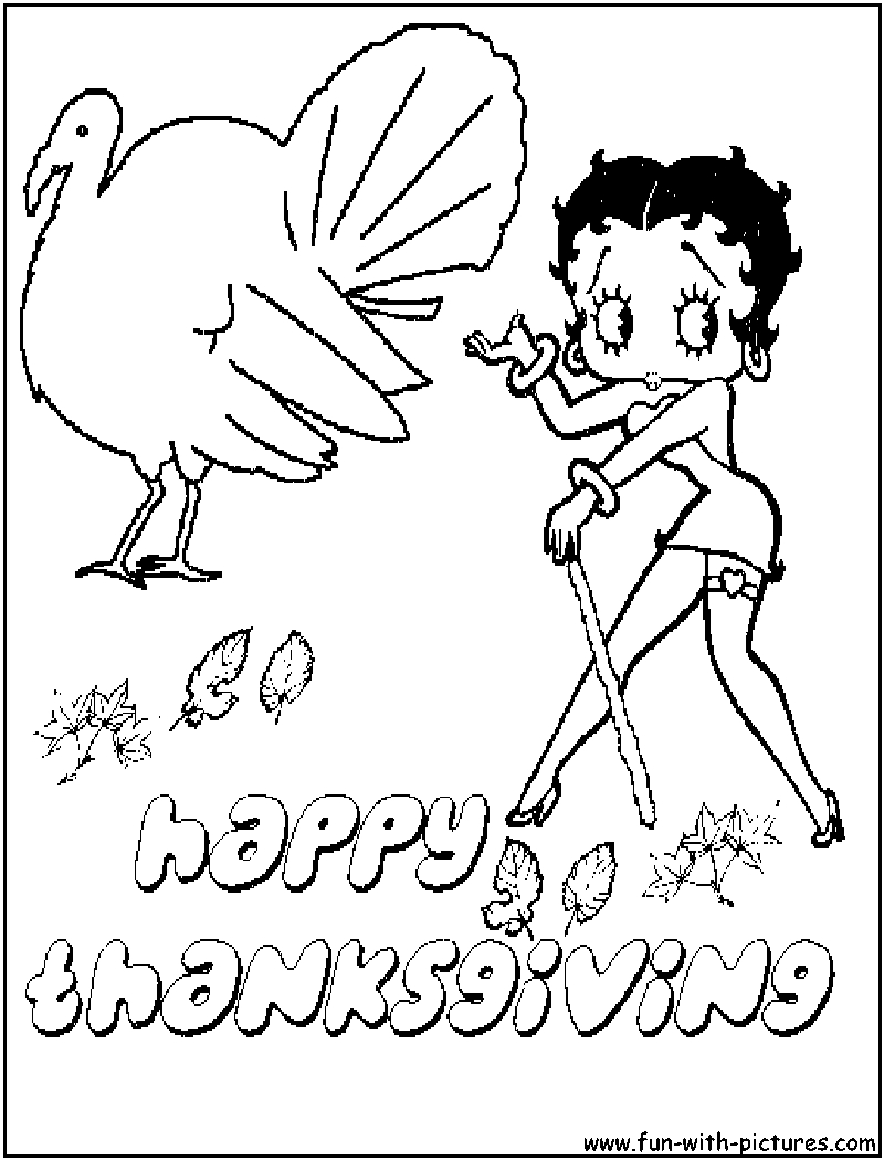 Coloriage de Betty Boop en pleine pose dynamique Coloriage de Betty Boop en pleine pose dynamique