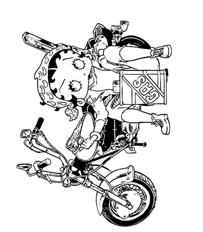 Betty Boop en pleine danse joyeuse sur fond décoratif