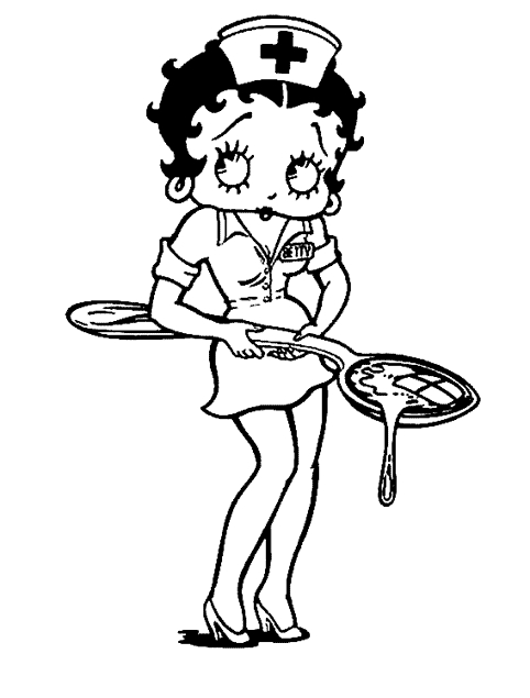 Betty Boop en pleine pose charmante dans un décor stylisé Betty Boop en pleine pose charmante dans un décor stylisé