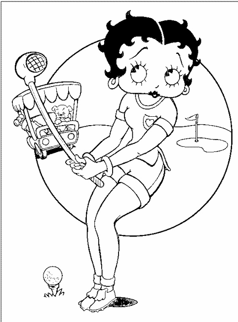 Betty Boop en pleine danse joyeuse sur un fond stylisé Betty Boop en pleine danse joyeuse sur un fond stylisé